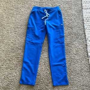 Yola Petite xx small scrub pants  royal blue
